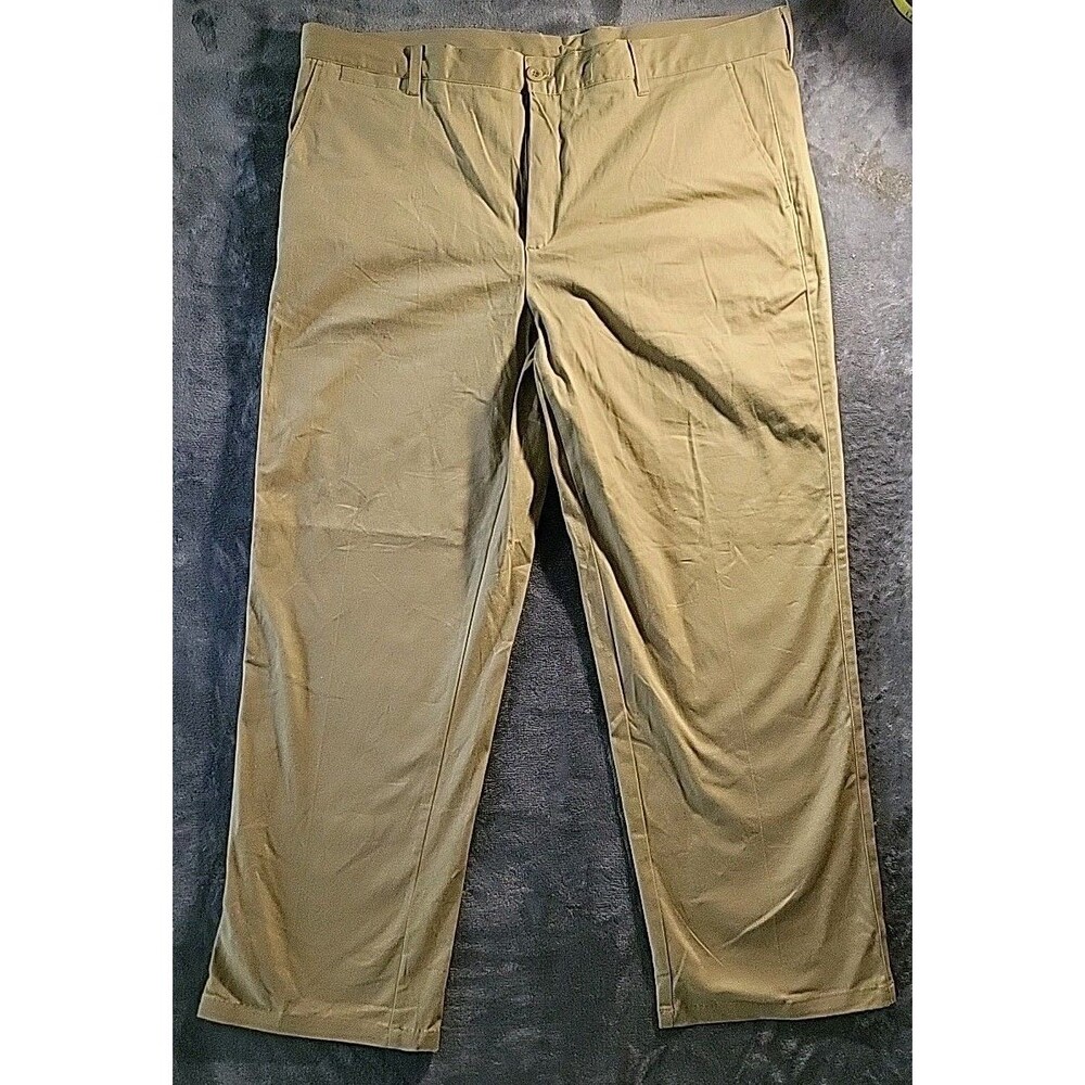LINEA UOMO  PANTS MENS SIZE 42XL32 CAMEL WORK CASUAL